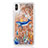 Funda Silicona Ultrafina Carcasa Transparente Flores T17 para Apple iPhone Xs