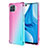 Funda Silicona Ultrafina Carcasa Transparente Gradiente G01 para Oppo F17 Pro