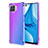 Funda Silicona Ultrafina Carcasa Transparente Gradiente G01 para Oppo F17 Pro