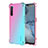 Funda Silicona Ultrafina Carcasa Transparente Gradiente G01 para Oppo Find X2 Lite