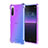 Funda Silicona Ultrafina Carcasa Transparente Gradiente para Sony Xperia 10 III SOG04