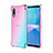 Funda Silicona Ultrafina Carcasa Transparente Gradiente para Sony Xperia Ace II SO-41B