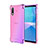 Funda Silicona Ultrafina Carcasa Transparente Gradiente para Sony Xperia Ace II SO-41B