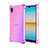 Funda Silicona Ultrafina Carcasa Transparente Gradiente para Sony Xperia Ace III