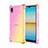 Funda Silicona Ultrafina Carcasa Transparente Gradiente para Sony Xperia Ace III