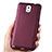 Funda Silicona Ultrafina Goma para Samsung Galaxy Note 3 N9000 Morado