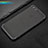 Funda Silicona Ultrafina Goma U02 para Apple iPhone 5 Negro