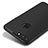 Funda Silicona Ultrafina Goma Z05 para Apple iPhone 7 Plus Negro