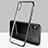 Funda Silicona Ultrafina Transparente C11 para Apple iPhone X Negro