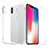 Funda Silicona Ultrafina Transparente con Protector de Pantalla para Apple iPhone Xs Claro