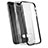 Funda Silicona Ultrafina Transparente con Soporte para Apple iPhone 7 Plus Gris