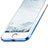 Funda Silicona Ultrafina Transparente Gradiente con Anillo de dedo Soporte para Apple iPhone 8 Azul