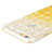 Funda Silicona Ultrafina Transparente Gradiente Diamante para Apple iPhone 6 Amarillo