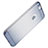 Funda Silicona Ultrafina Transparente Gradiente G01 para Apple iPhone 6S Azul