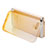 Funda Silicona Ultrafina Transparente Gradiente para Apple iPhone 5S Amarillo