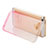 Funda Silicona Ultrafina Transparente Gradiente para Apple iPhone 5S Rosa