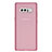 Funda Silicona Ultrafina Transparente H01 para Samsung Galaxy Note 8 Duos N950F Rosa