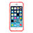 Funda Silicona Ultrafina Transparente Mate para Apple iPhone 5 Rojo