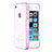 Funda Silicona Ultrafina Transparente para Apple iPhone 4S Rosa