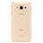 Funda Silicona Ultrafina Transparente para Samsung Galaxy E5 SM-E500F E500H Oro