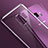 Funda Silicona Ultrafina Transparente para Samsung Galaxy S9 Morado