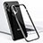 Funda Silicona Ultrafina Transparente V04 para Apple iPhone X Negro