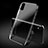 Funda Silicona Ultrafina Transparente V12 para Apple iPhone X Negro