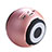 Mini Altavoz Portatil Bluetooth Inalambrico Altavoces Estereo S22 Oro Rosa