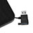 Soporte Ordenador Portatil Refrigeracion USB Ventilador 9 Pulgadas a 16 Pulgadas Universal L01 para Samsung Galaxy Book Flex 13.3 NP930QCG Negro