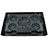 Soporte Ordenador Portatil Refrigeracion USB Ventilador 9 Pulgadas a 16 Pulgadas Universal M01 para Samsung Galaxy Book Flex 13.3 NP930QCG Negro