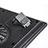 Soporte Ordenador Portatil Refrigeracion USB Ventilador 9 Pulgadas a 16 Pulgadas Universal M09 para Huawei Honor MagicBook Pro (2020) 16.1 Negro