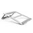 Soporte Ordenador Portatil Universal K05 para Huawei Honor MagicBook 14 Plata