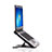 Soporte Ordenador Portatil Universal S02 para Samsung Galaxy Book S 13.3 SM-W767 Negro