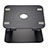 Soporte Ordenador Portatil Universal S08 para Apple MacBook Pro 13 pulgadas Negro