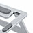 Soporte Ordenador Portatil Universal S10 para Apple MacBook 12 pulgadas Plata