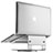 Soporte Ordenador Portatil Universal S16 para Huawei Honor MagicBook 15 Plata