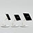 Soporte Universal Sostenedor De Tableta Tablets Flexible H06 para Huawei MatePad Blanco