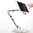 Soporte Universal Sostenedor De Tableta Tablets Flexible H07 para Amazon Kindle Oasis 7 inch Blanco