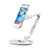 Soporte Universal Sostenedor De Tableta Tablets Flexible H08 para Apple iPad 2 Blanco