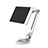Soporte Universal Sostenedor De Tableta Tablets Flexible H14 para Samsung Galaxy Tab 3 7.0 P3200 T210 T215 T211 Blanco