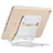 Soporte Universal Sostenedor De Tableta Tablets Flexible K14 para Apple iPad Mini 3 Plata