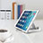 Soporte Universal Sostenedor De Tableta Tablets Flexible K16 para Samsung Galaxy Tab 3 8.0 SM-T311 T310 Plata