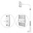 Soporte Universal Sostenedor De Tableta Tablets Flexible T33 para Samsung Galaxy Tab S 8.4 SM-T705 LTE 4G Plata