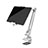 Soporte Universal Sostenedor De Tableta Tablets Flexible T43 para Apple iPad Mini 3 Plata