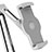 Soporte Universal Sostenedor De Tableta Tablets Flexible T43 para Samsung Galaxy Tab 2 7.0 P3100 P3110 Plata