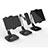 Soporte Universal Sostenedor De Tableta Tablets Flexible T46 para Huawei Mediapad Honor X2 Negro