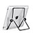 Soporte Universal Sostenedor De Tableta Tablets T20 para Apple iPad 3 Negro