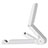 Soporte Universal Sostenedor De Tableta Tablets T23 para Apple iPad 10.2 (2019) Blanco