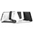 Soporte Universal Sostenedor De Tableta Tablets T23 para Apple iPad Air 5 10.9 (2022) Negro