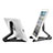 Soporte Universal Sostenedor De Tableta Tablets T23 para Huawei Mediapad X1 Negro